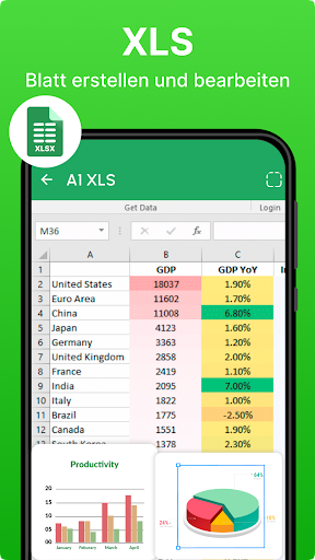 Docx Reader – DOC, XLSX, PDF Screenshot