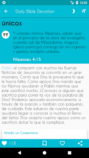 Captura de pantalla de Biblia Devocional