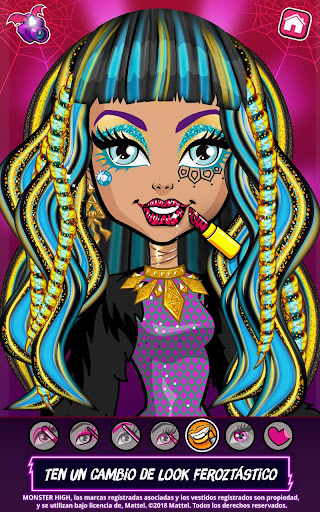 Captura de pantalla de Salón de belleza Monster High™