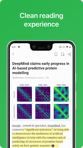 Captura de pantalla de Feedly - Smarter News Reader