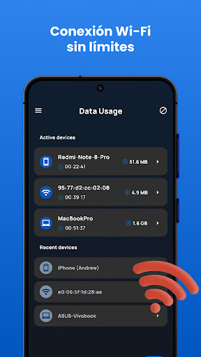 Captura de pantalla de Punto de acceso Wifi portátil