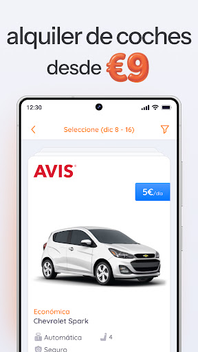 Captura de pantalla de Carla - Alquiler de coches