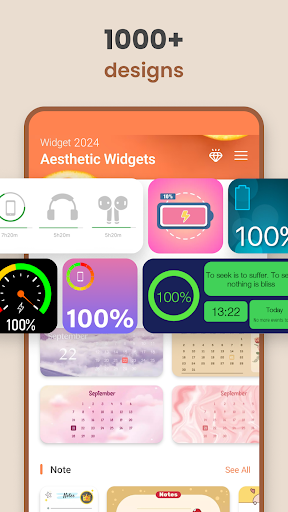 Captura de pantalla de Widgets 2026: Widget y Temas