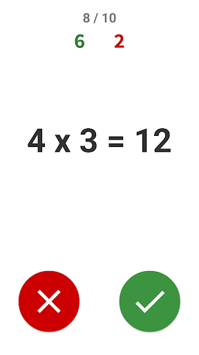 Captura de pantalla de Tabla de multiplicar prácticas