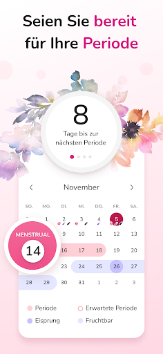 Periodenkalender - Zyklus Screenshot