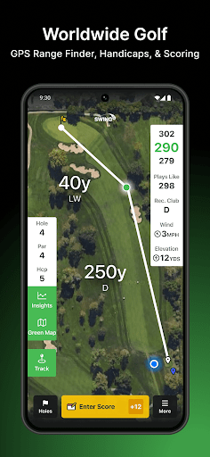 Captura de pantalla de Golf GPS SwingU
