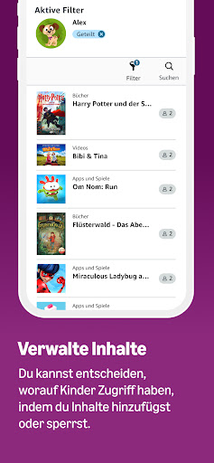 Amazon Kids Eltern Dashboard Screenshot