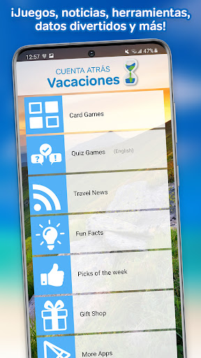 Captura de pantalla de Cuenta atrás de vacaciones