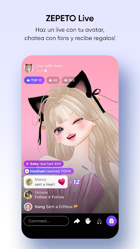 Captura de pantalla de ZEPETO: Avatar, Chat, Juego