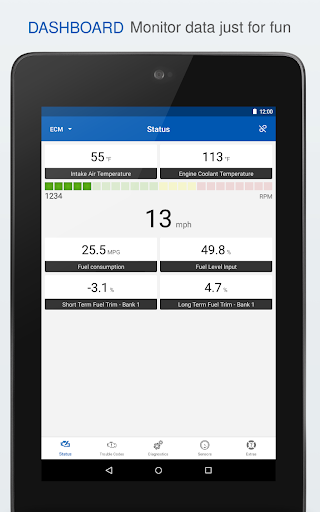 OBD Auto Doctor car scanner screenshot