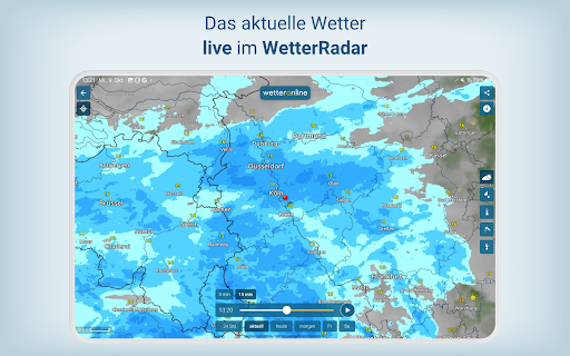 Wetter Online - RegenRadar Screenshot