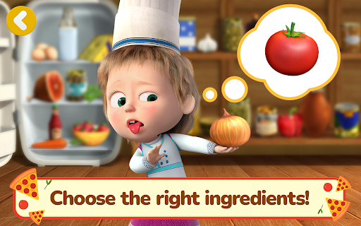 Masha and the Bear Pizza Maker screenshot