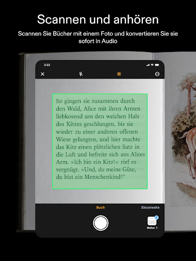 Speechify: KI-Vorlese-App Screenshot