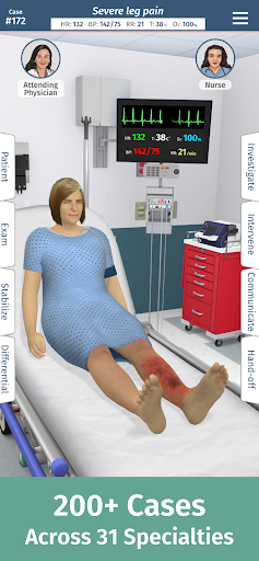 Captura de pantalla de Full Code Medical Simulation