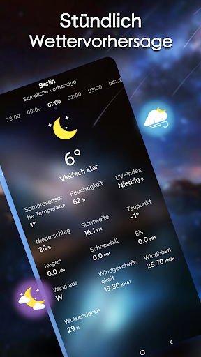 Lokale Wettervorhersage Screenshot