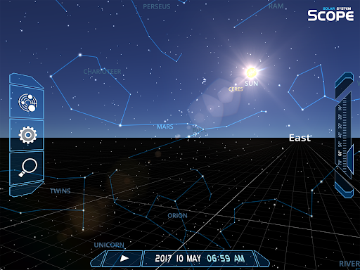 Captura de pantalla de Solar System Scope