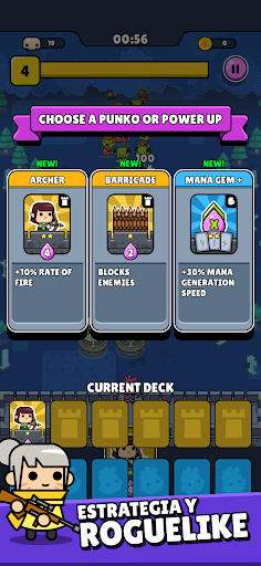 Captura de pantalla de Punko.io: Roguelike TD