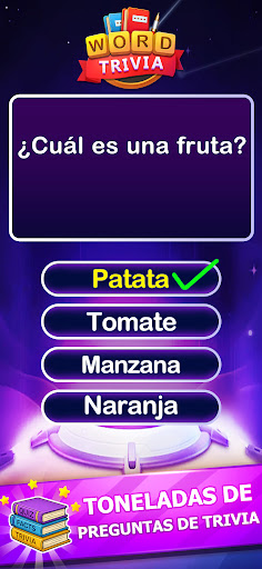 Captura de pantalla de Word Trivia Juego de palabras