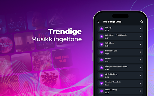 Ringtones: Klingeltöne Songs Screenshot