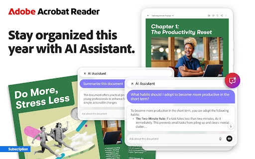 Adobe Acrobat Reader: Edit PDF screenshot