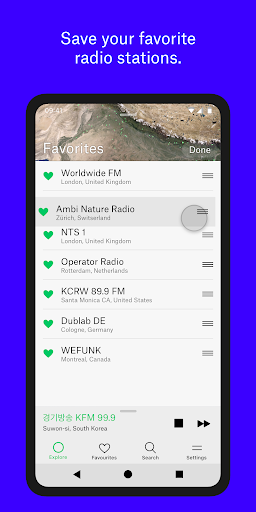 Captura de pantalla de Radio Garden