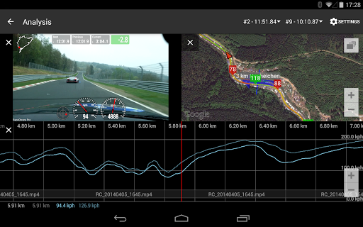 RaceChrono Pro screenshot