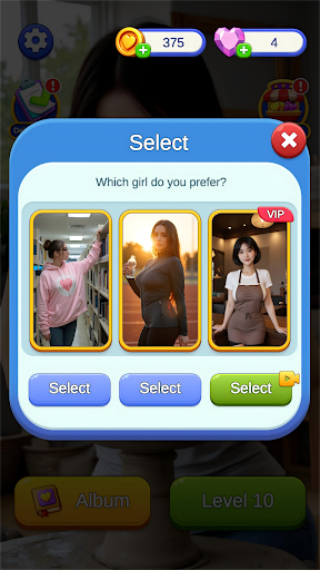 Captura de pantalla de Heartstring Puzzle-Girl Jigsaw