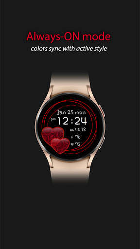 Sweet Hearts Watch Face screenshot