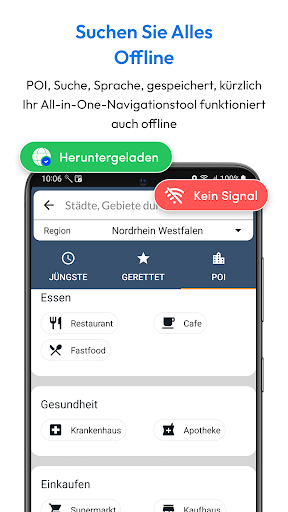 Offline Map Navigation Screenshot
