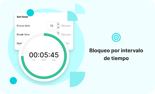Captura de pantalla de BlockSite: evita distracciones