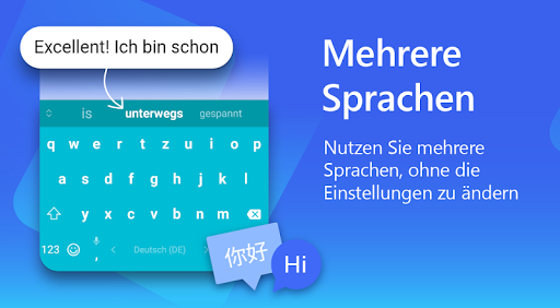 Microsoft SwiftKey KI-Tastatur Screenshot