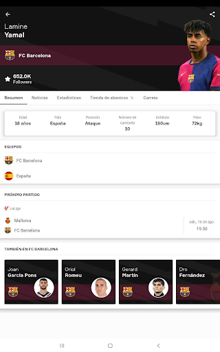 Captura de pantalla de OneFootball Resultados en vivo