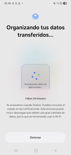 Captura de pantalla de Samsung Smart Switch Mobile