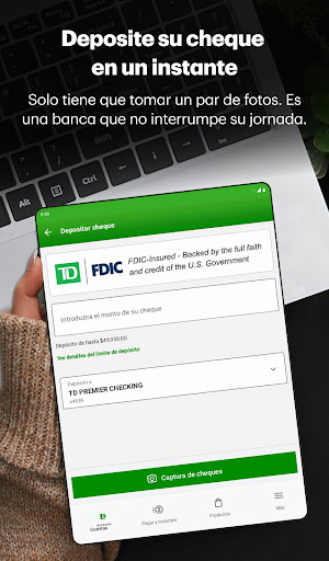 Captura de pantalla de TD Bank (EE. UU.)