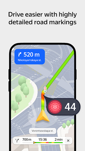 Captura de pantalla de Yandex Maps and Navigator