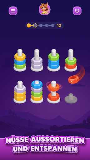 Nut Sort: Color Sorting Game Screenshot