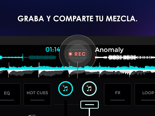 Captura de pantalla de edjing Mix Mezclador Música DJ
