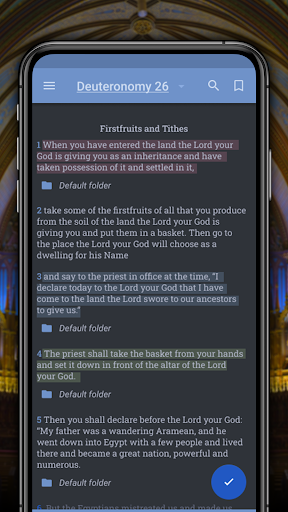 Captura de pantalla de NKJV Bible offline app