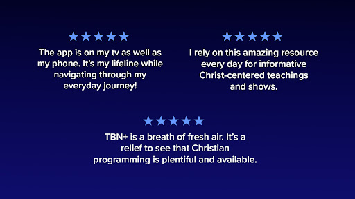 TBN+ Christliches Streaming Screenshot