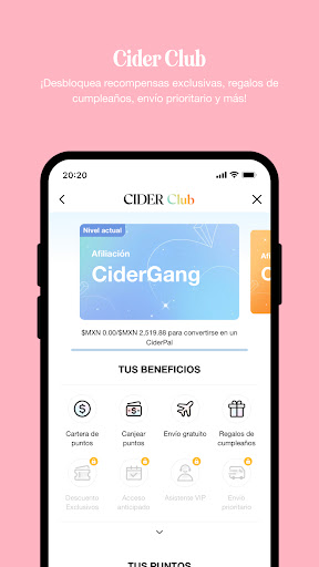 Captura de pantalla de CIDER - Ropa y Moda