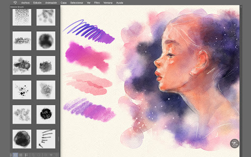 Captura de pantalla de CLIP STUDIO PAINT