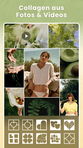 Fotocollagen:Bilder Bearbeiten Screenshot