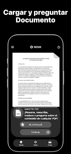 Captura de pantalla de Chatbot IA Español - Nova