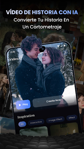 Captura de pantalla de Video IA - Creador de Besos