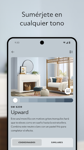 Captura de pantalla de Sherwin-Williams Color Expert™