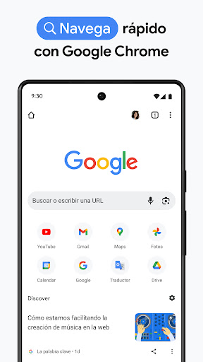 Captura de pantalla de Google Chrome
