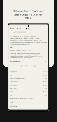 Factor: Frische Fertiggerichte Screenshot