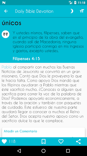 Captura de pantalla de Biblia Devocional