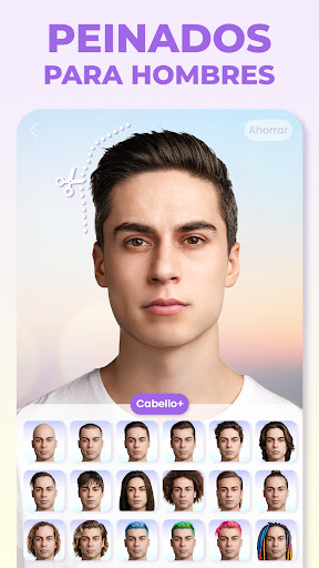 Captura de pantalla de HairApp - Corte de Cabello App