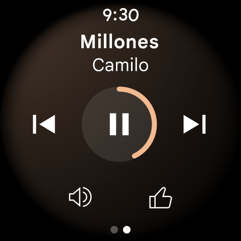 Captura de pantalla de YouTube Music